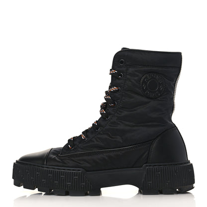 Hermes Calfskin Parachute Fresh Ankle Boots 38.5 Black 1 of 8