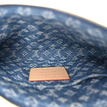Louis Vuitton LV X TM Monogram Denim Cerises Pochette Accessories Blue 5 of 10
