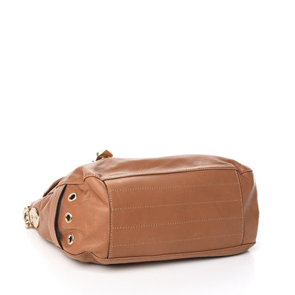 Mulberry Soft Grain Calfskin Tillie Satchel Oak 4 of 11