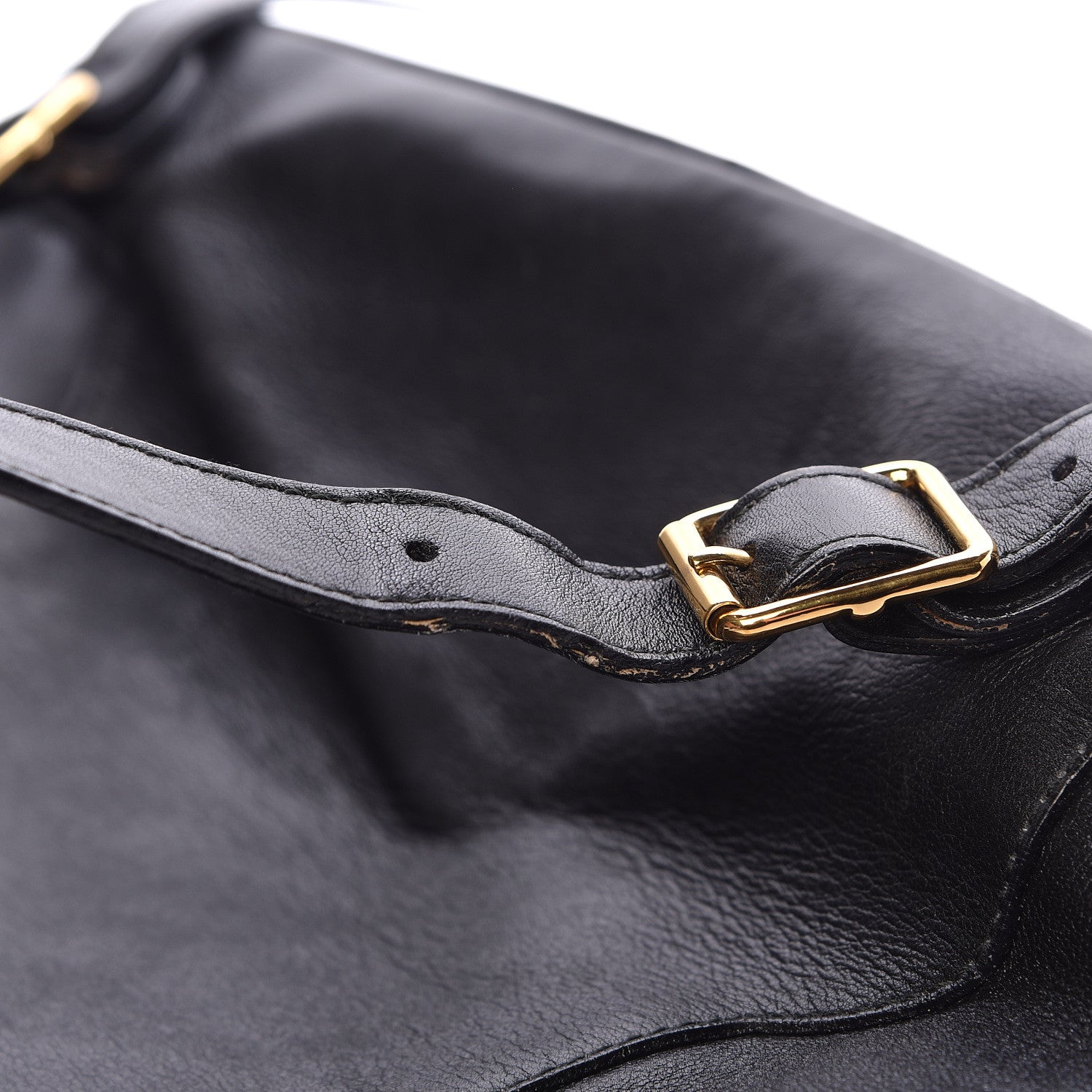 Gucci Calfskin Bamboo Backpack Black 14 of 22