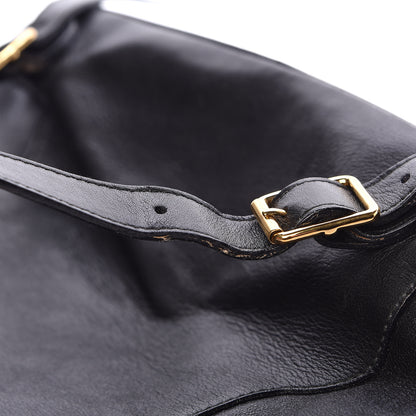 Gucci Calfskin Bamboo Backpack Black 14 of 22