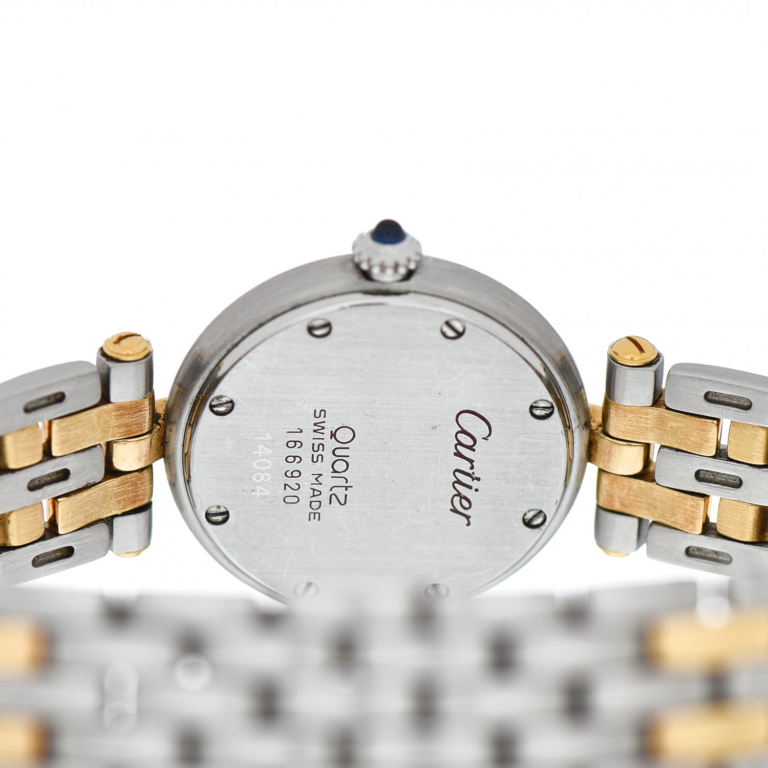 Cartier Stainless Steel 18K Yellow Gold 24mm Panthere Vendome Quartz Watch 4 of 4