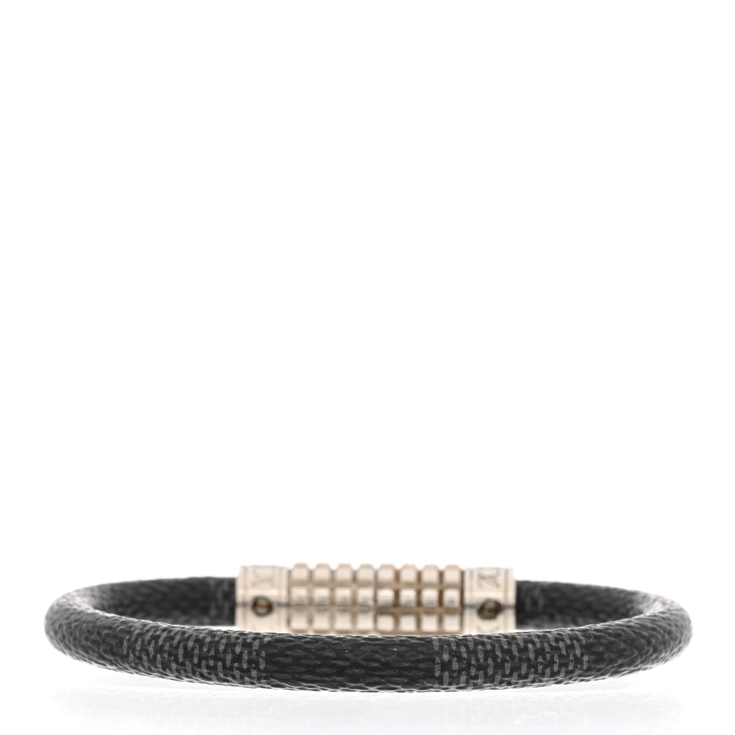 Louis Vuitton Damier Graphite Digit Bracelet 19 3 of 5