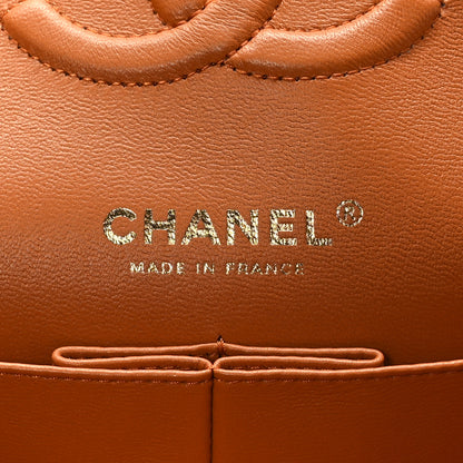 Chanel Caviar Quilted Medium Double Flap Light Brown 6 of 9
