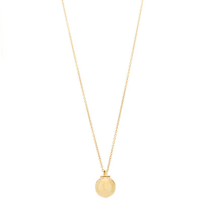 Tiffany 18K Yellow Gold 12.75mm HardWear Ball Pendant Necklace 1 of 5