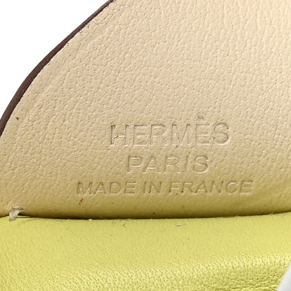Hermes Milo Lambskin Grigri Rodeo Pegase Horse Bag Charm PM Jaune Bourgeon Bleu Brume Nata 4 of 5