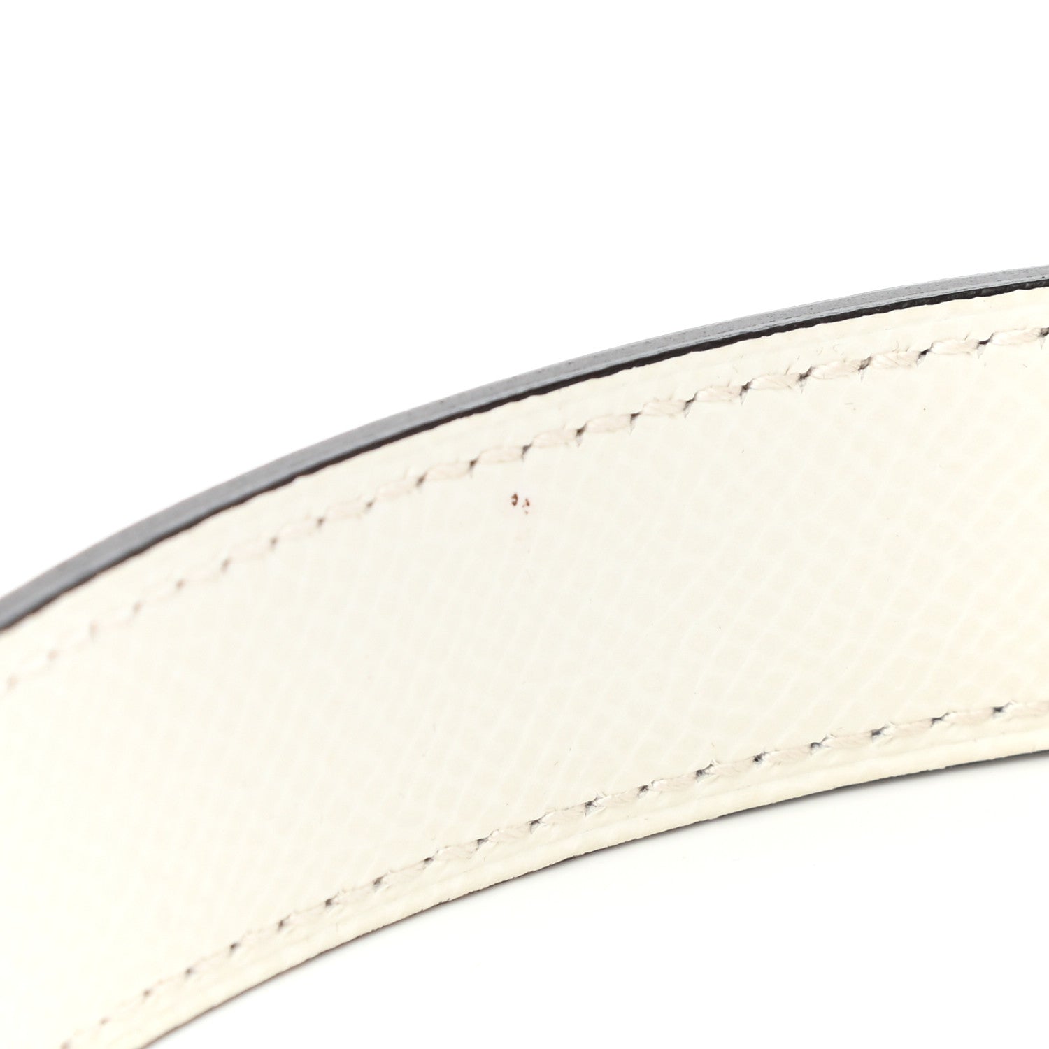 Hermes Swift Epsom 24mm Mors H Belt 75 Bleu Brighton White 7 of 8
