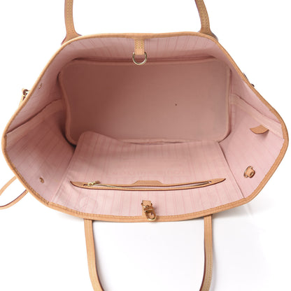 Louis Vuitton Damier Azur Neo Neverfull MM Rose Ballerine 5 of 13