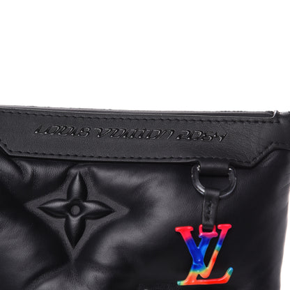 Louis Vuitton Lambskin Puffer A4 Pouch Black 7 of 7