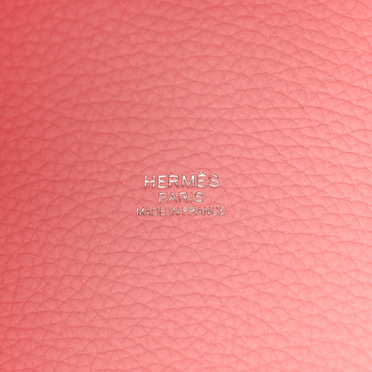 Hermes Taurillon Clemence Picotin Lock 18 PM Rose Sakura 6 of 10