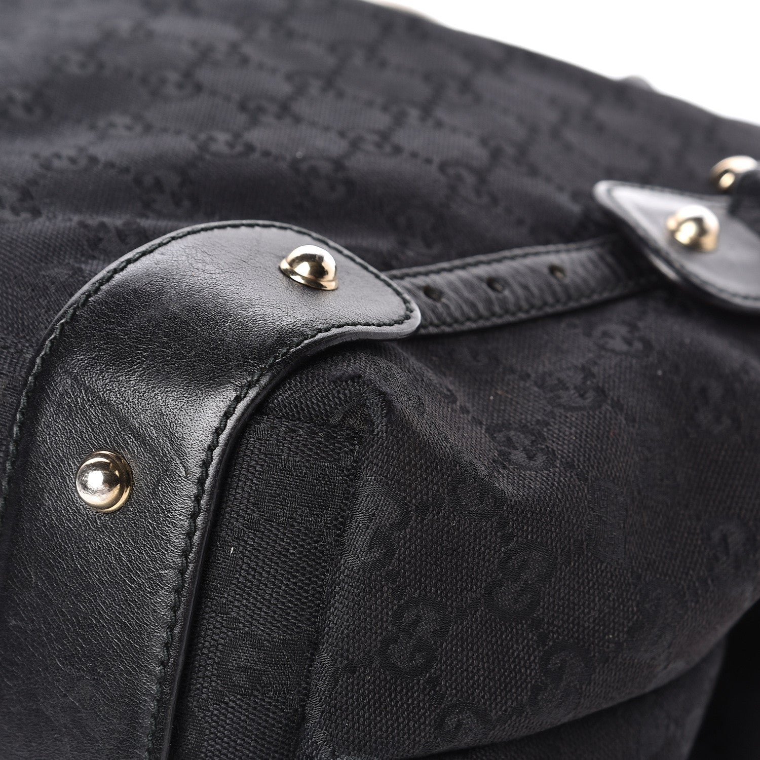 Gucci Monogram Small Pelham Shoulder Bag Black 9 of 12
