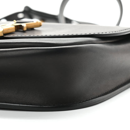 Saint Laurent Smooth Calfskin Classic Monogram Small Kaia Satchel Black 8 of 8