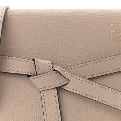 Loewe Pebble Grain Calfskin Mini Gate Dual Bag Light Oat 8 of 12