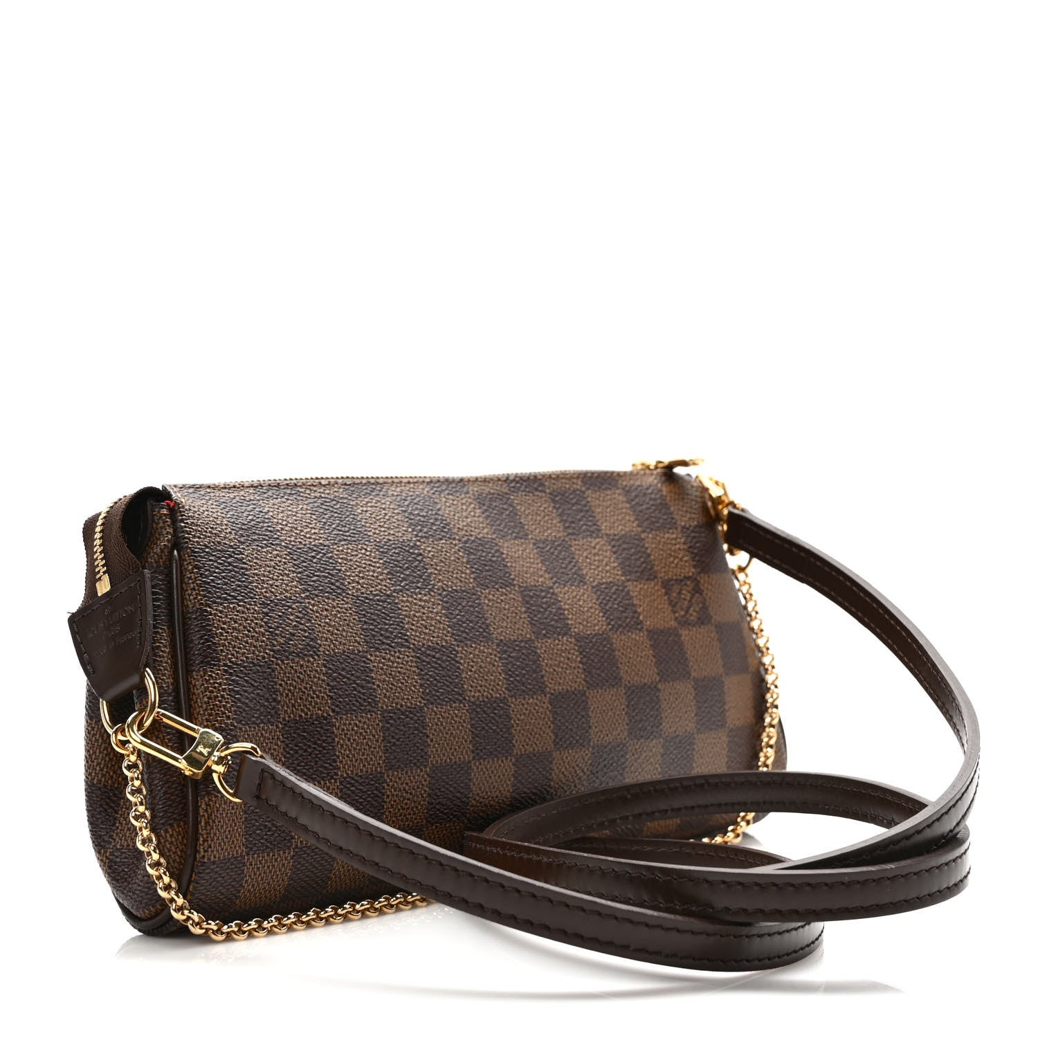 Louis Vuitton Damier Ebene Eva Clutch 3 of 8