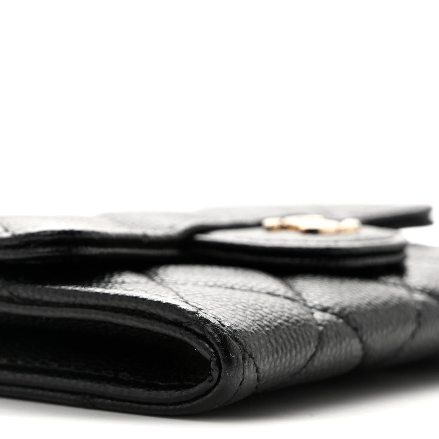 Caviar Quilted Belt Bag Black