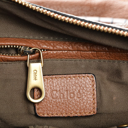 Chloe Calfskin Large Marcie Satchel Tan 6 of 17