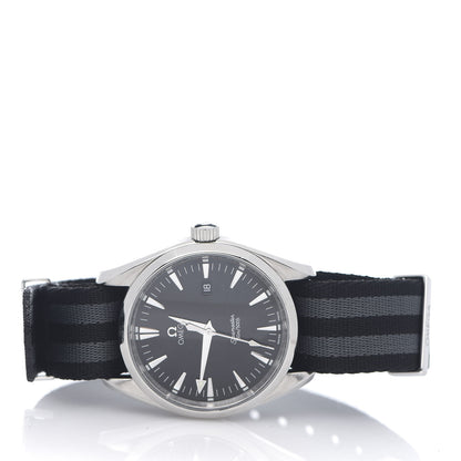 Omega Stainless Steel Nato 39mm Seamaster Aqua Terra Quartz Watch Black 2517.50 3 of 5