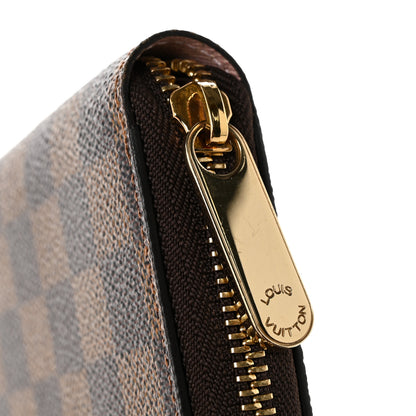 Louis Vuitton Damier Ebene Zippy Wallet Rose Ballerine 9 of 9