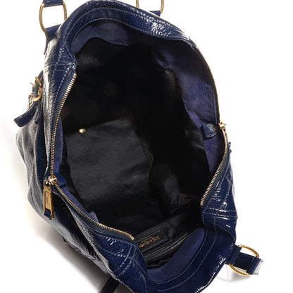 Saint Laurent Patent Medium Downtown Navy 5 of 8