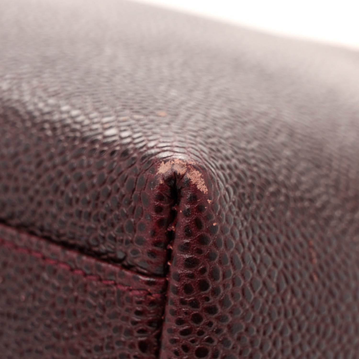 Chanel Caviar Shoulder Bag Burgundy 11 of 13