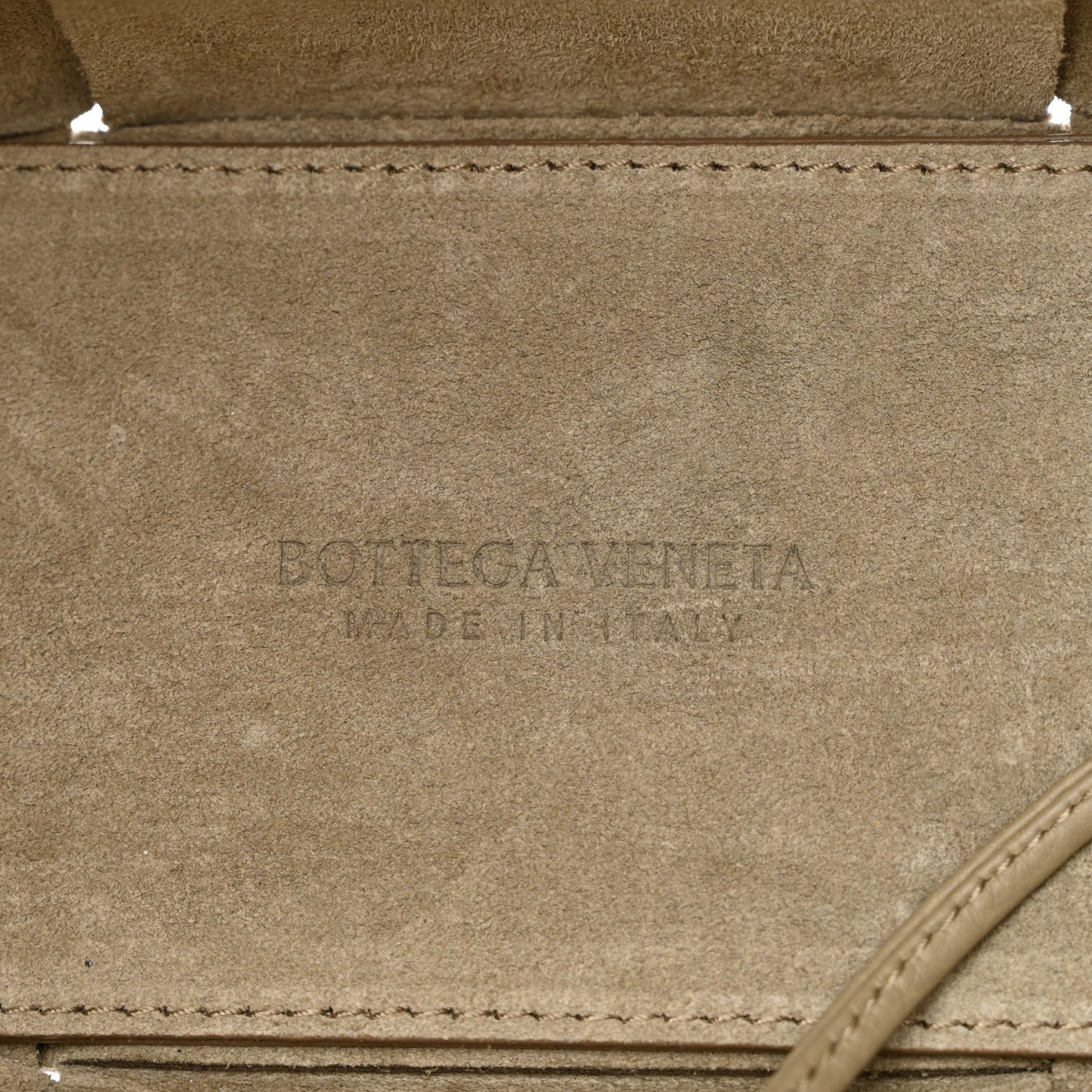 Nappa Maxi Intreccio Mini Arco Tote Taupe
