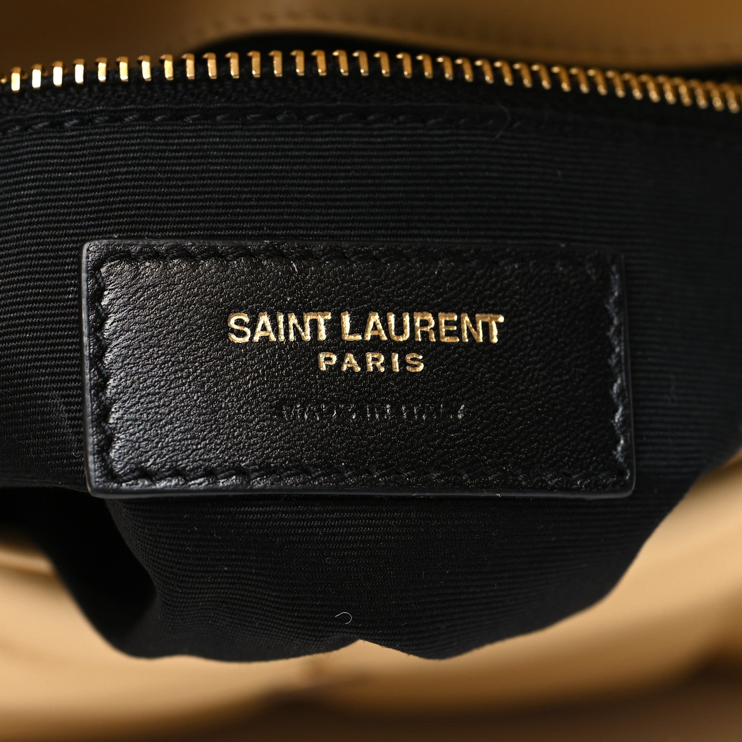 Saint Laurent Lambskin Quilted Toy Loulou Puffer Monogram Chain Satchel Jaune Pale 6 of 10