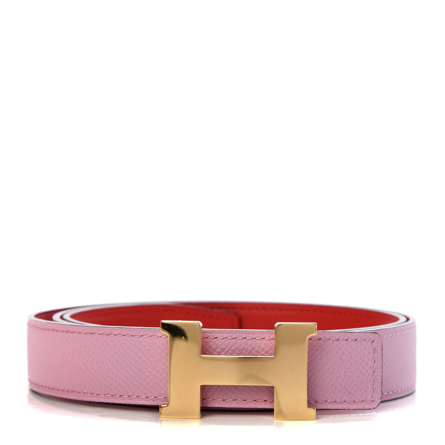Hermes Swift Epsom 24mm Constance H Belt 85 Rouge De Coeur Mauve Sylvestre 1 of 6