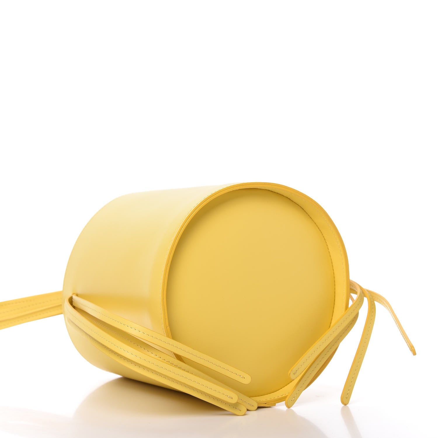 Mansur Gavriel Calfskin Fringe Bucket Bag Sun 4 of 9