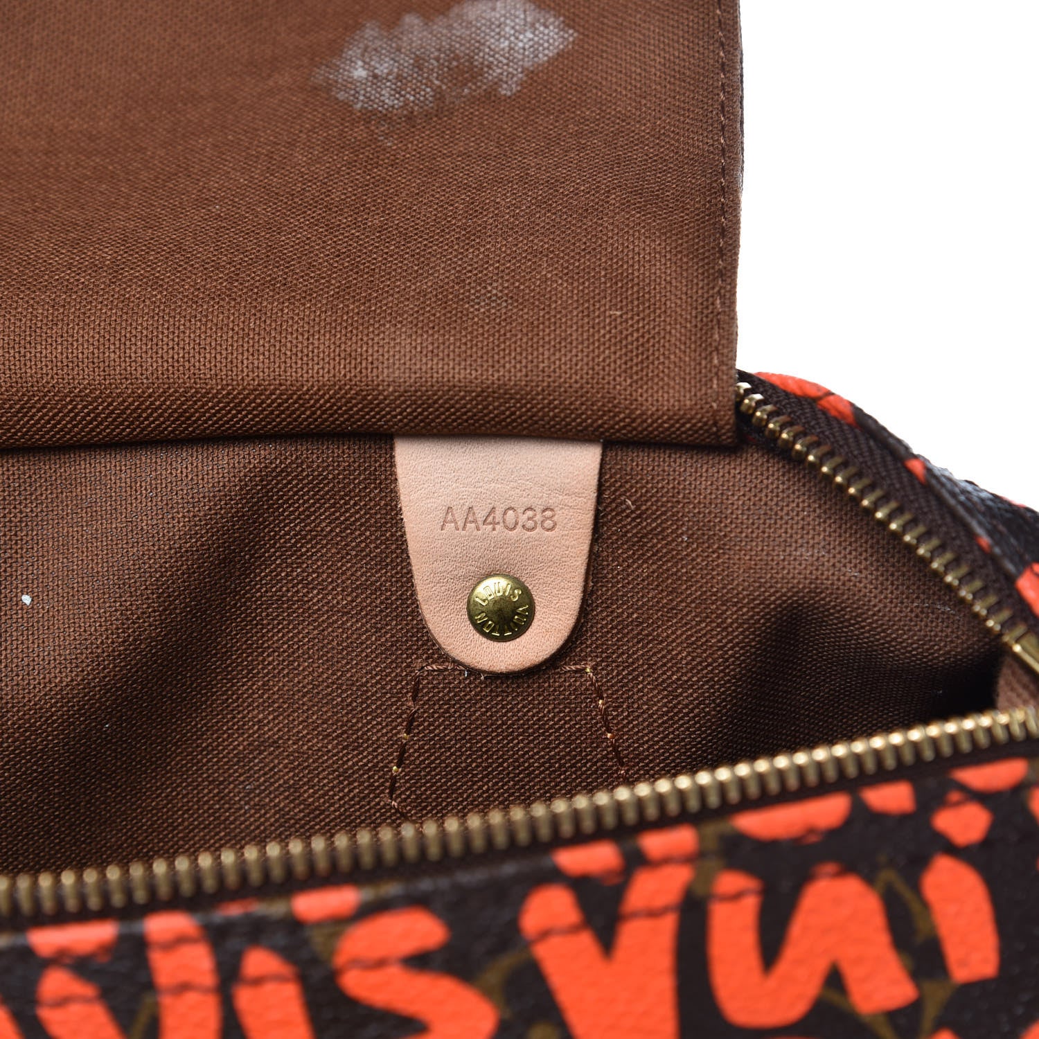 Louis Vuitton Monogram Graffiti Speedy 30 Orange 7 of 16