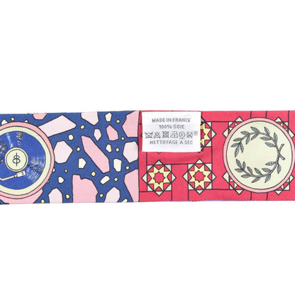Hermes Silk La Danse Des Amazones Twilly Bleu Roy Vert Jaune 3 of 3