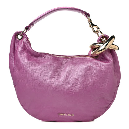 Jimmy Choo Deerskin Solar Hobo Purple 1 of 19