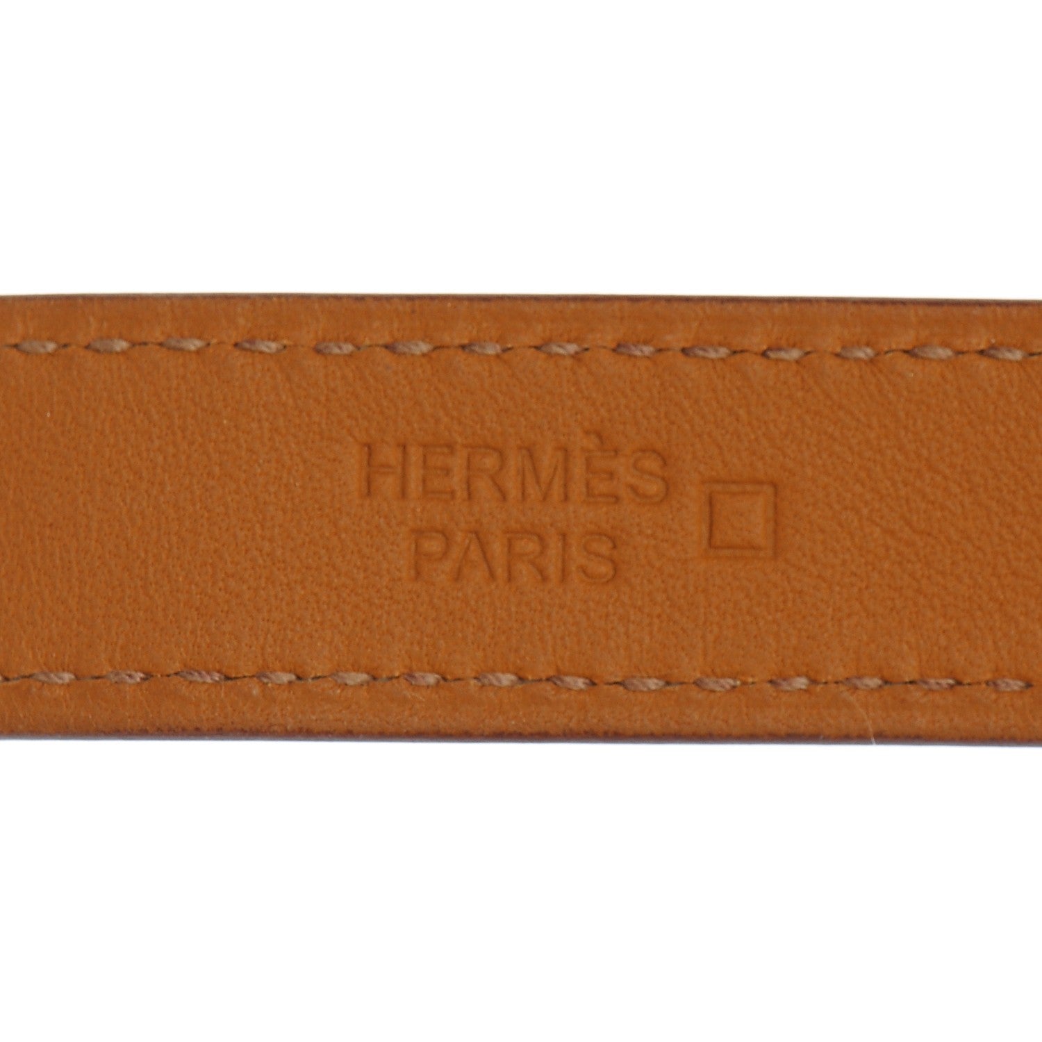 Hermes Matte Alligator Hapi Simple Tour Bracelet S Fauve 4 of 6