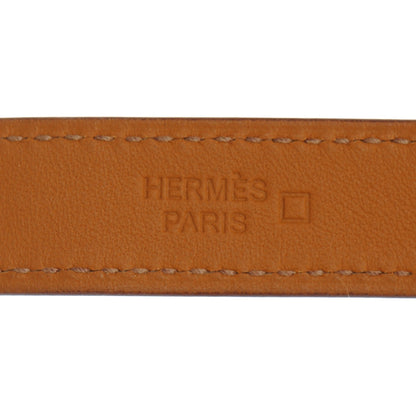 Hermes Matte Alligator Hapi Simple Tour Bracelet S Fauve 4 of 6