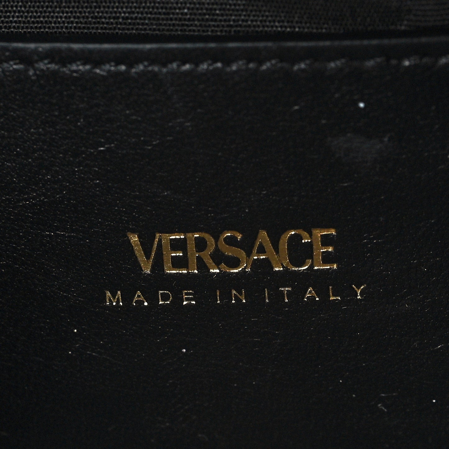 Nappa Quilted Medusa Belt Bag Black