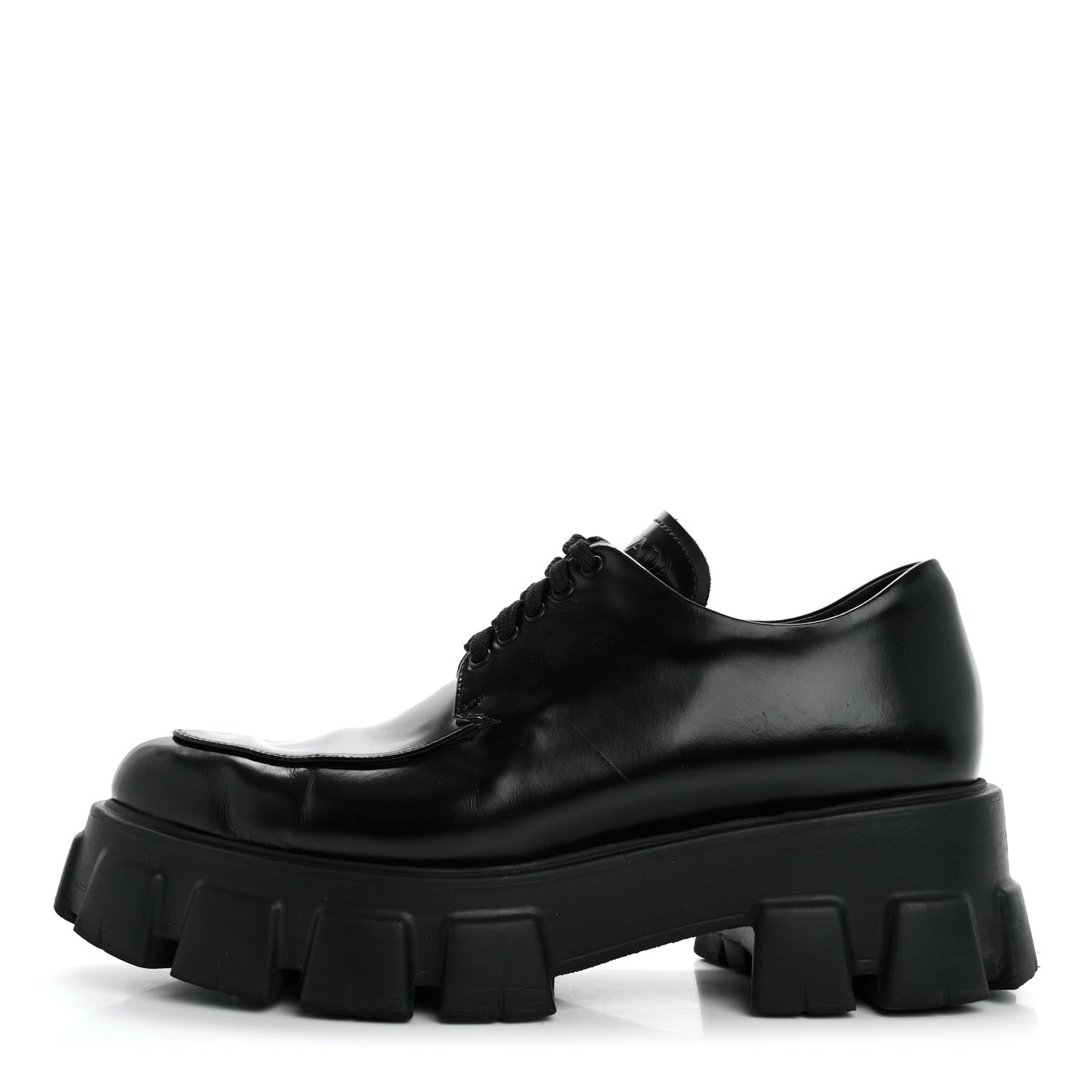 Spazzolato Rois Monolith 55mm Derby Loafers 37.5 Black