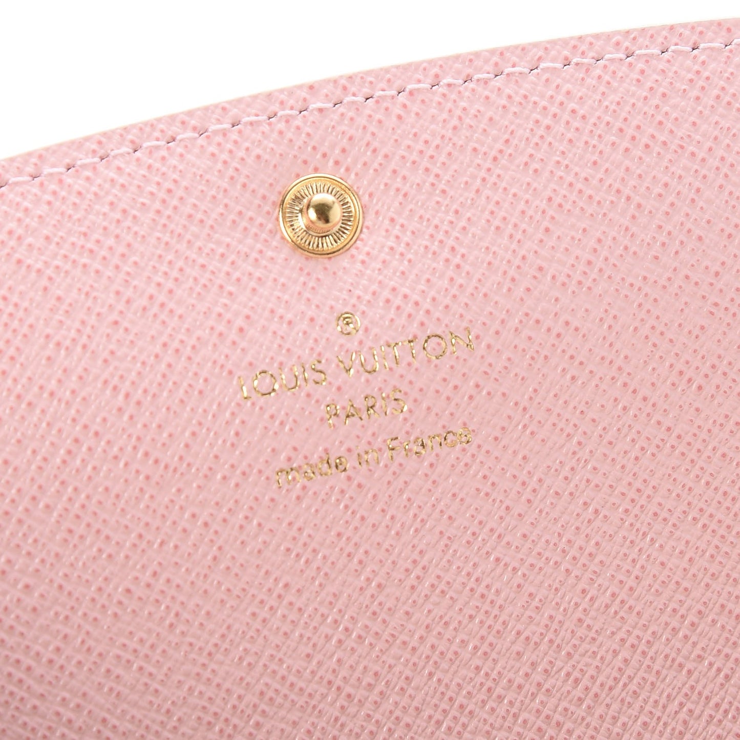 Damier Azur Emilie Wallet Rose Ballerine