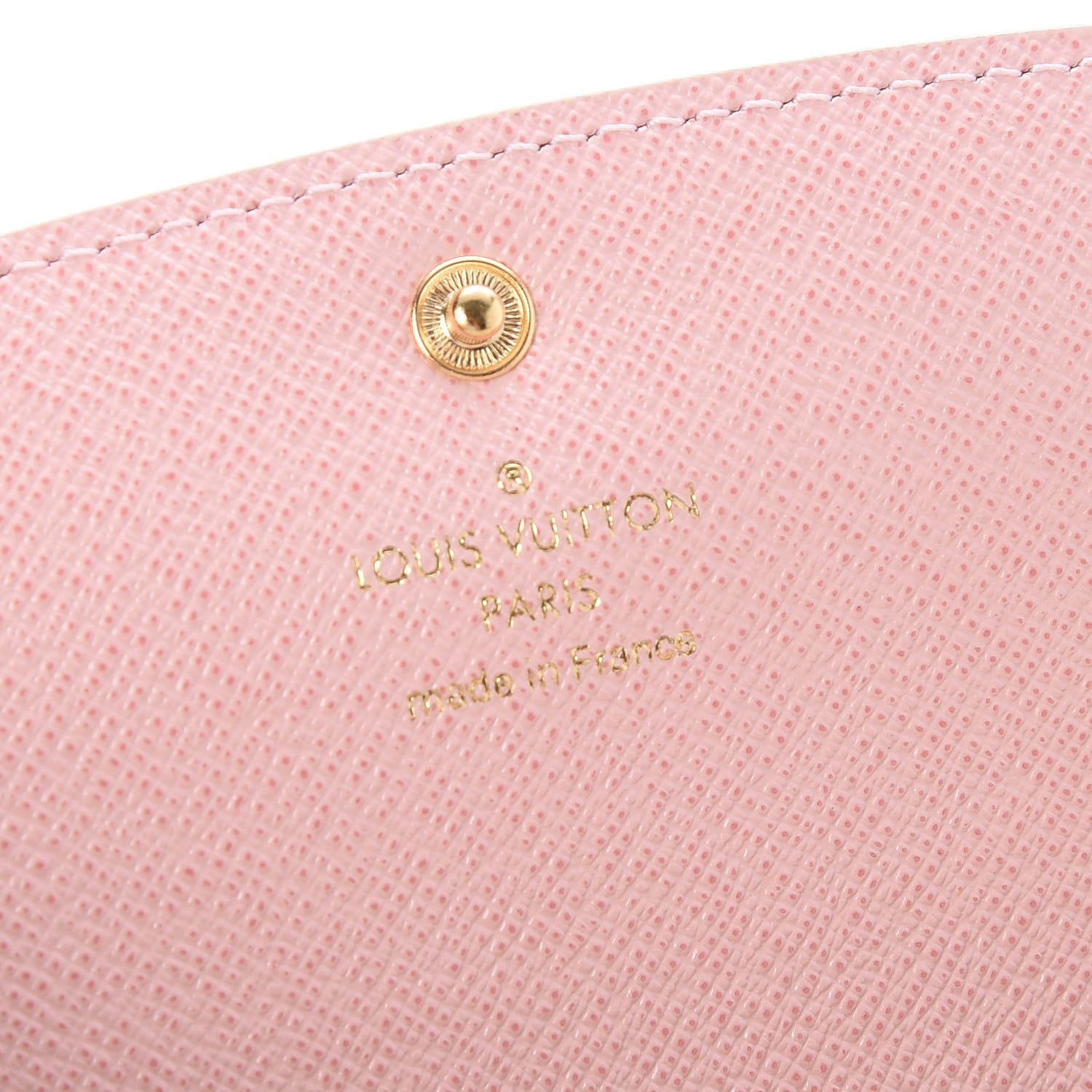 Louis Vuitton Damier Azur Emilie Wallet Rose Ballerine 6 of 7