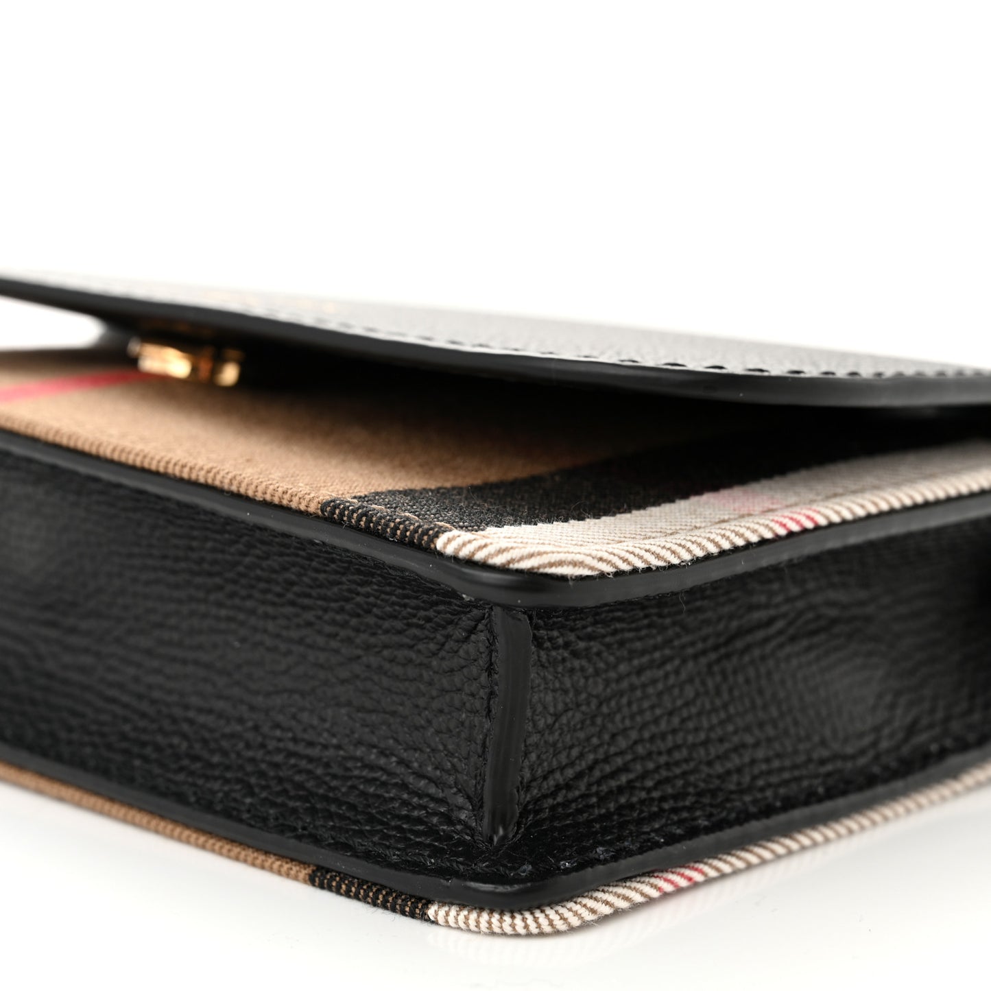 Calfskin Vintage Check Small Loxley Crossbody Black