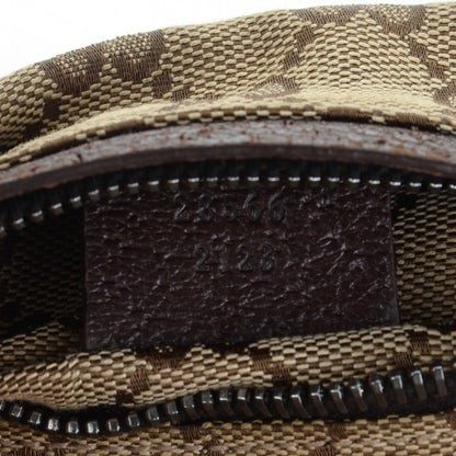 Gucci GG Monogram Double Pocket Belt Bag Dark Brown 7 of 8