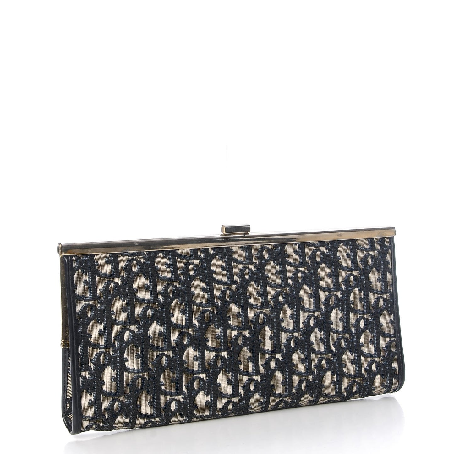 Monogram Clutch Navy Blue