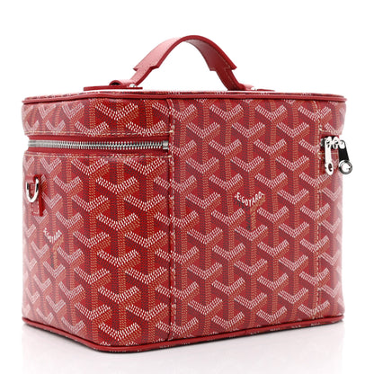 Goyard Goyardine Muse Vanity Case Red 4 of 10