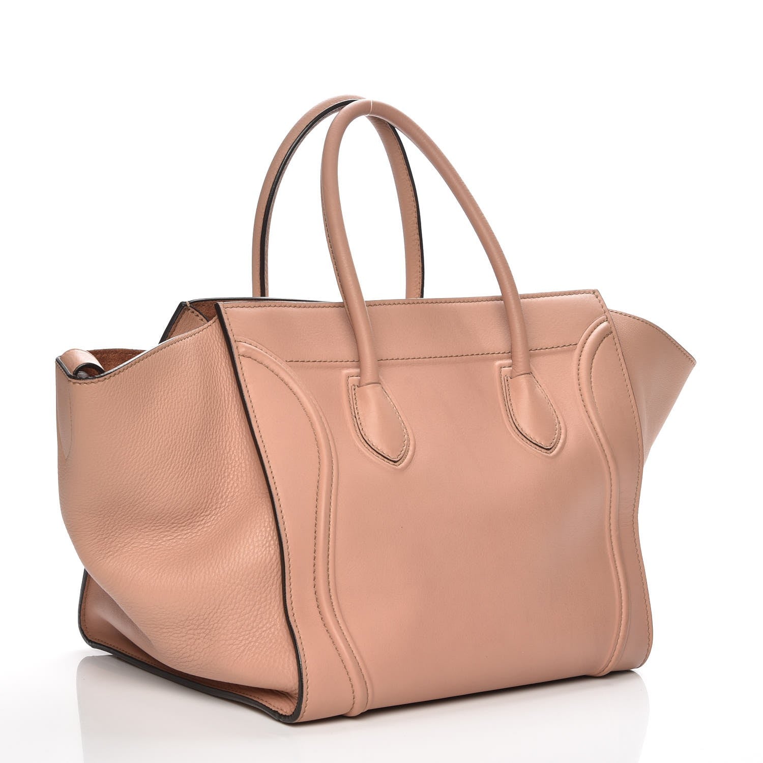 Celine Supple Calfskin Medium Phantom Luggage Flesh 3 of 7
