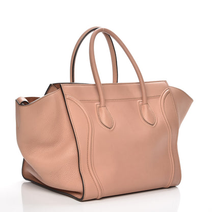 Celine Supple Calfskin Medium Phantom Luggage Flesh 3 of 7