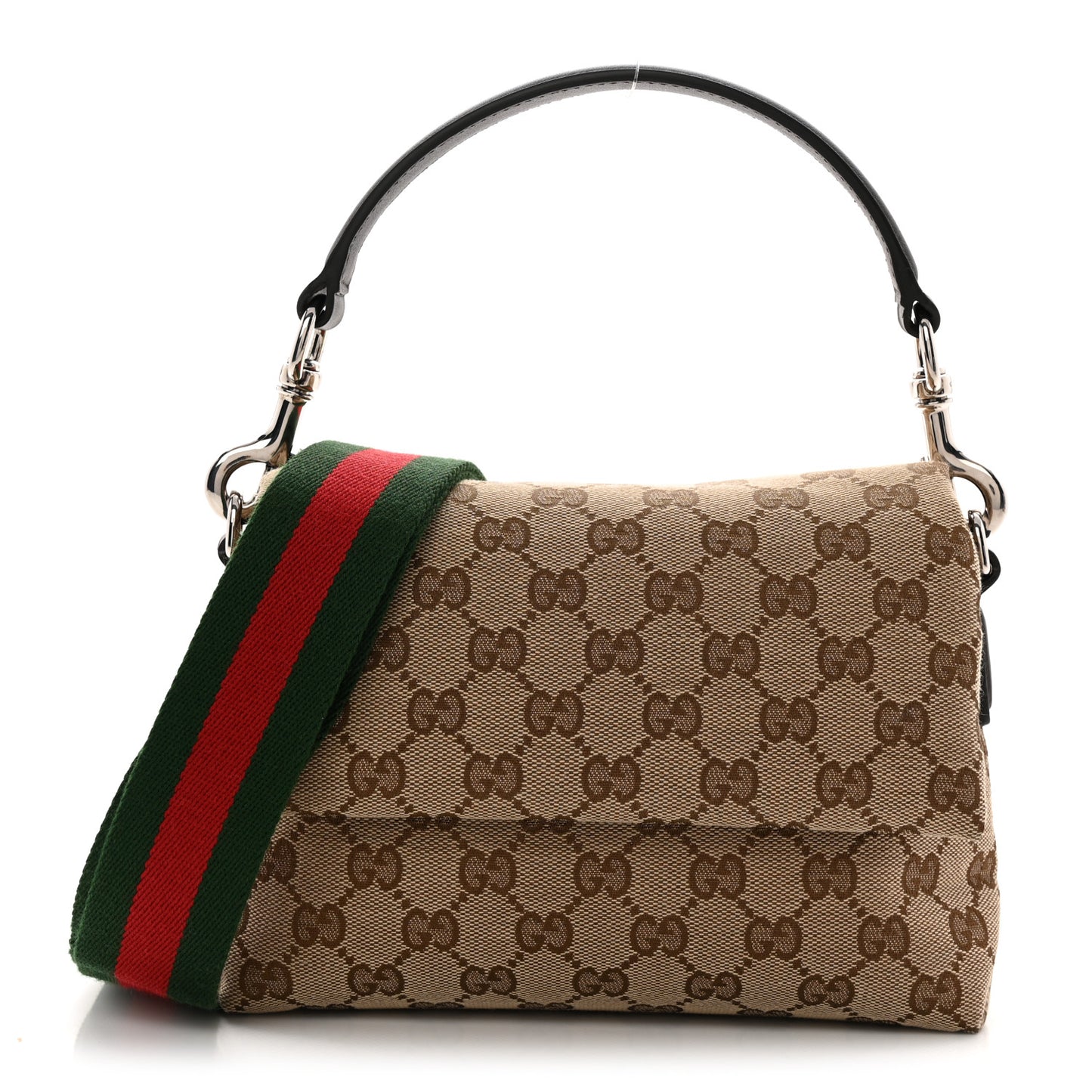 Monogram Web Small Crossbody Bag Beige Ebony