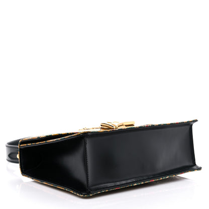 Gucci Calfskin Embroidered Sylvie Belt Bag Brown 4 of 12