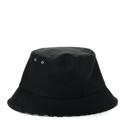 Christian Dior Oblique Reversible Teddy-D Brim Bucket Hat 57 Black 2 of 4