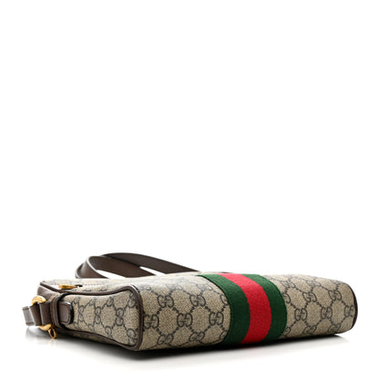 Gucci GG Supreme Monogram Web Small Ophidia Messenger Bag Brown 4 of 17