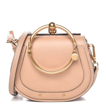 Chloe Calfskin Suede Small Nile Bracelet Bag Biscotti Beige 1 of 12