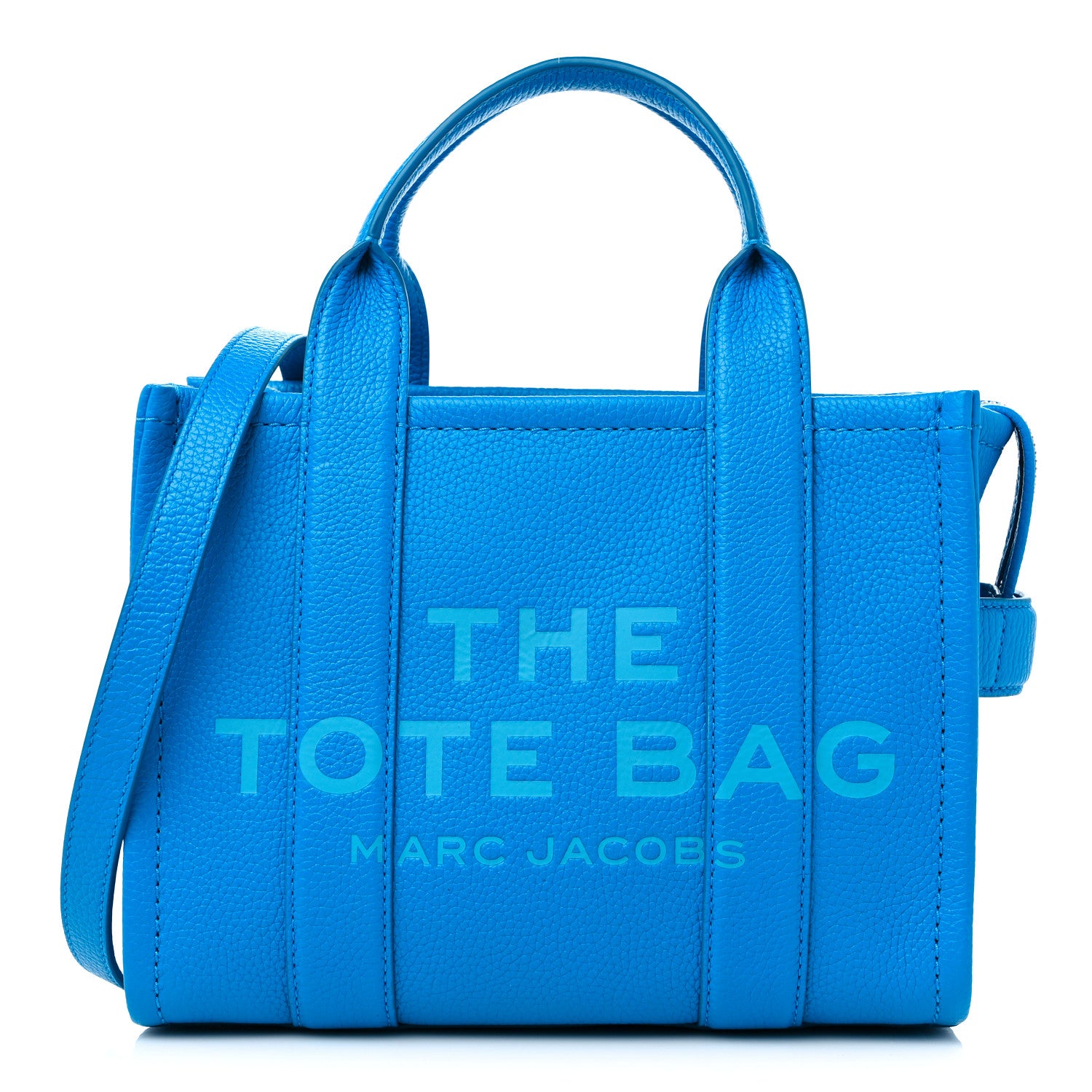 Marc Jacobs Grained Calfskin Small The Tote Bag Barrier Reef 1 of 9