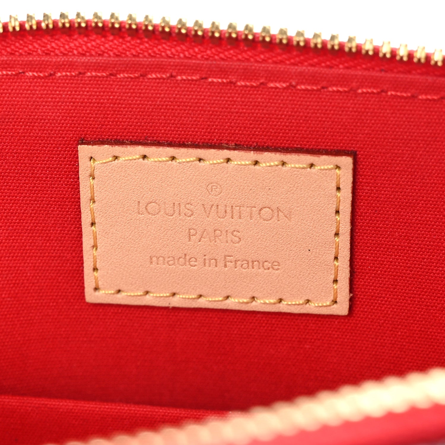 Louis Vuitton Vernis Alma BB Cherry 6 of 8
